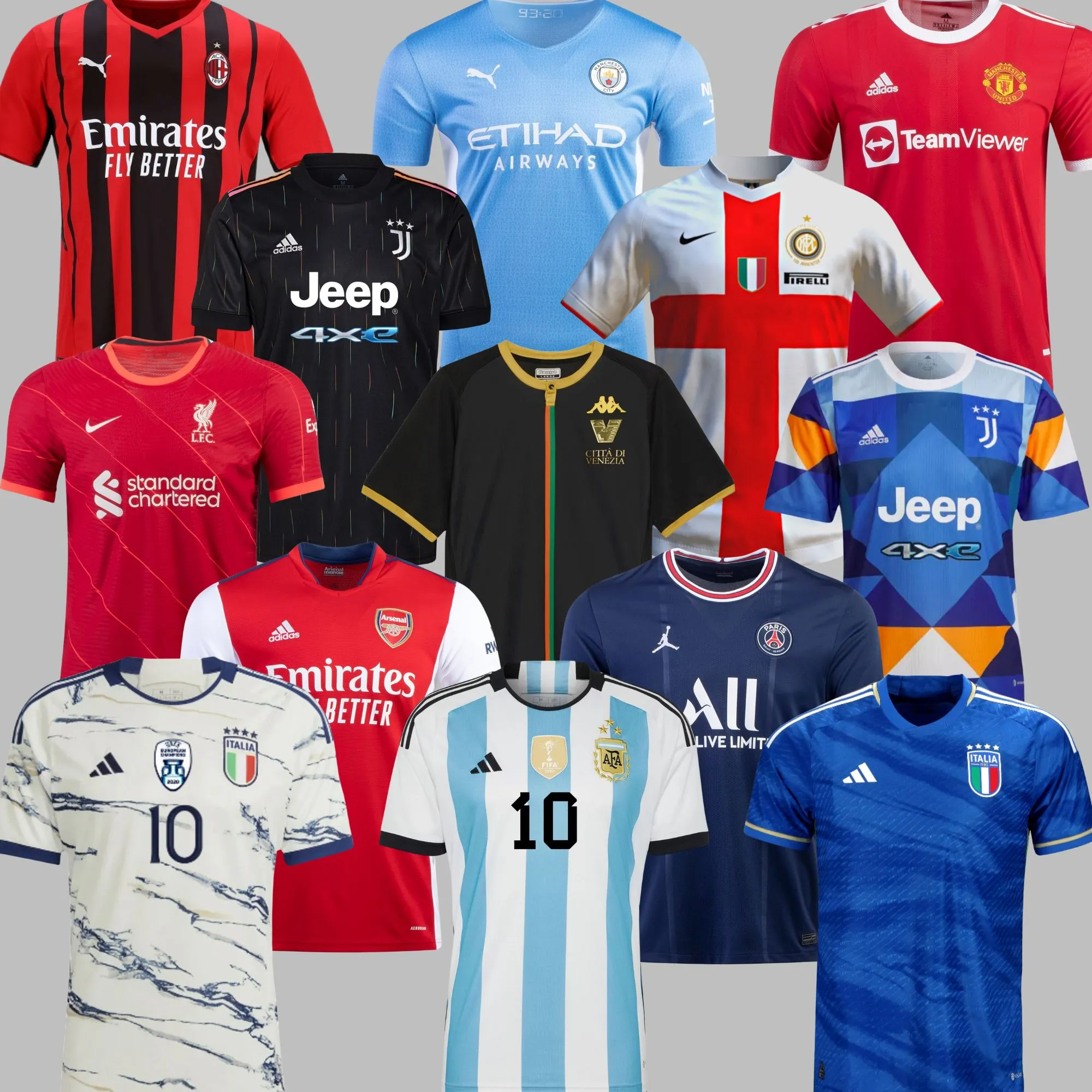 Soccer Jerseys Mystery Bag Adults