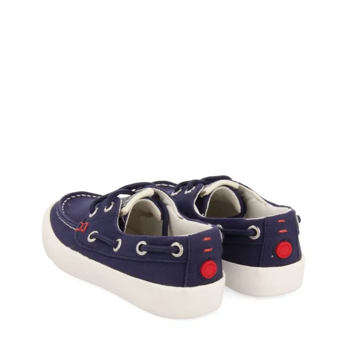 SPORTY NAUTICAL STYLE NAVY BLUE SHOES FOR BOYS AND GIRLS LICATA