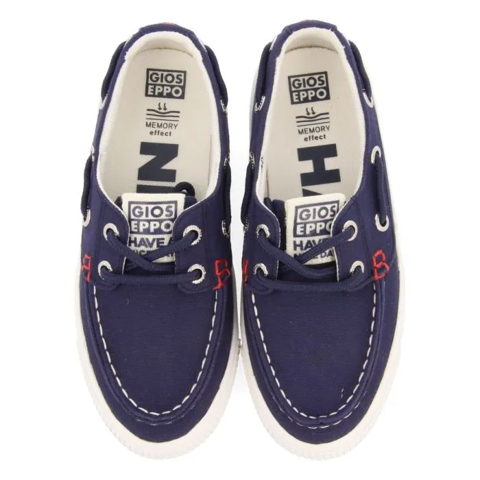 SPORTY NAUTICAL STYLE NAVY BLUE SHOES FOR BOYS AND GIRLS LICATA