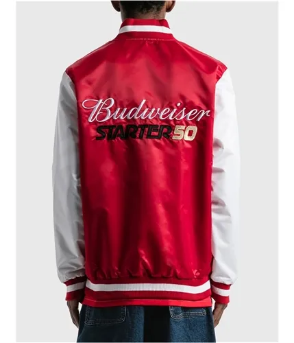 Starter Mens Budweiser Varsity Jacket