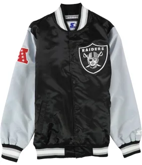 Starter Mens Las Vegas Raiders Varsity Jacket