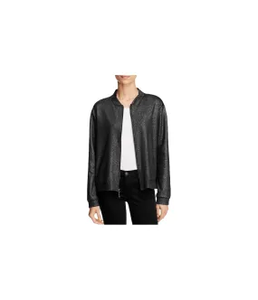 Status Womens Sparkle Bomber Jacket