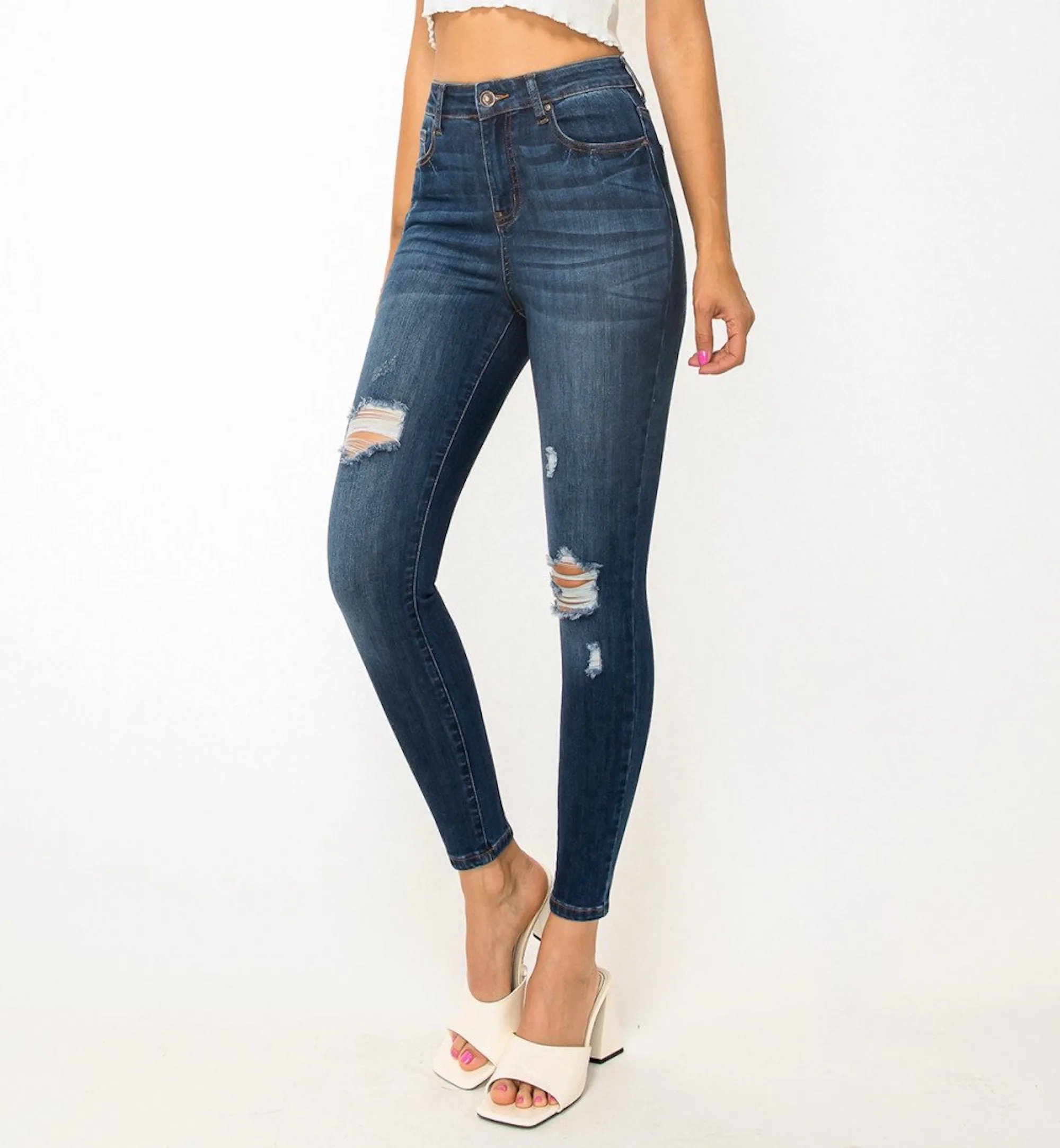 Super stretch skinny jeans 90328