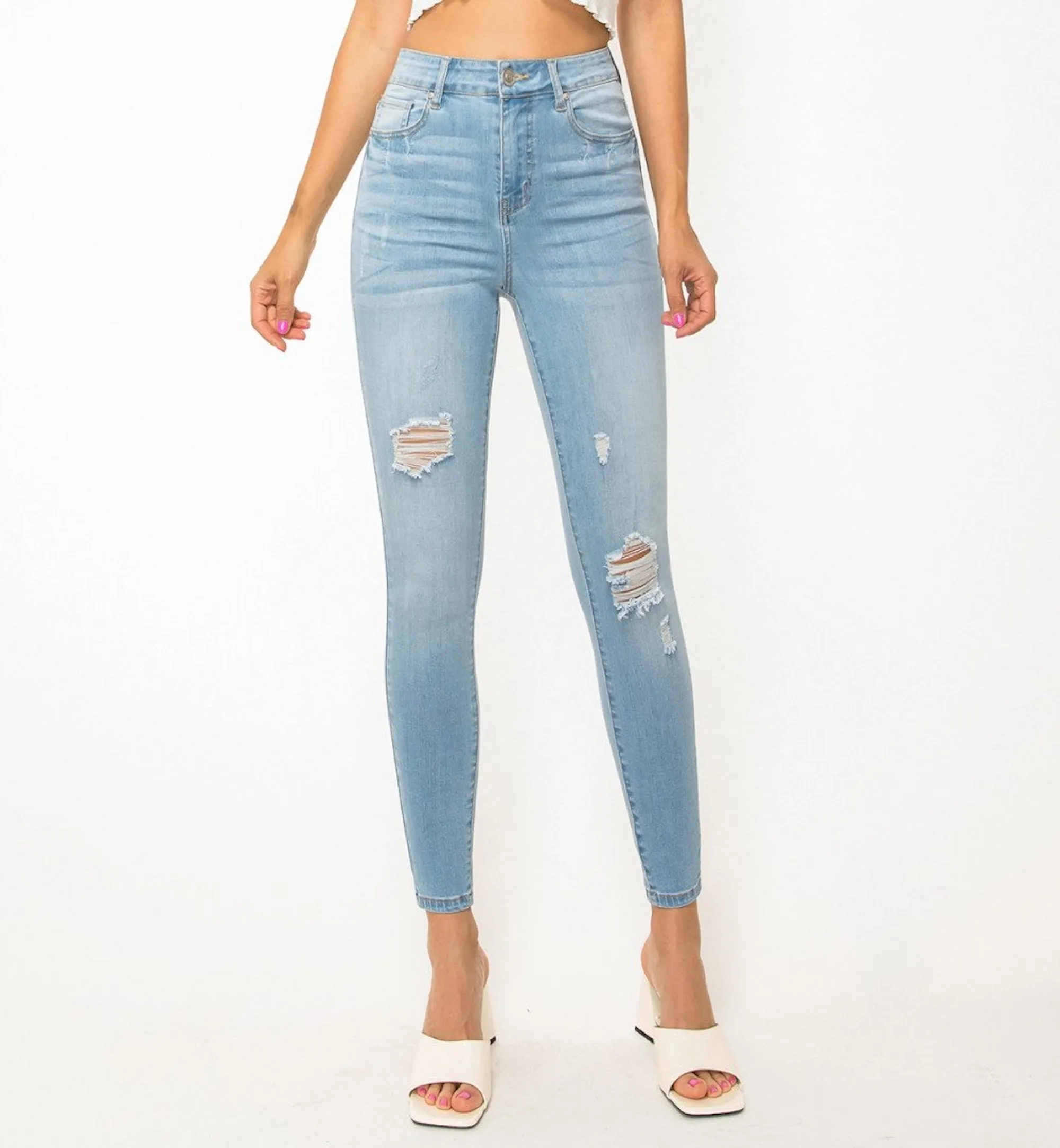 Super stretch skinny jeans 90328