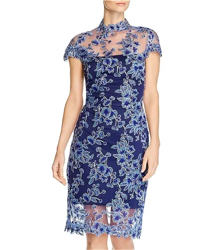 Tadashi Shoji Womens Floral Cocktail Dress