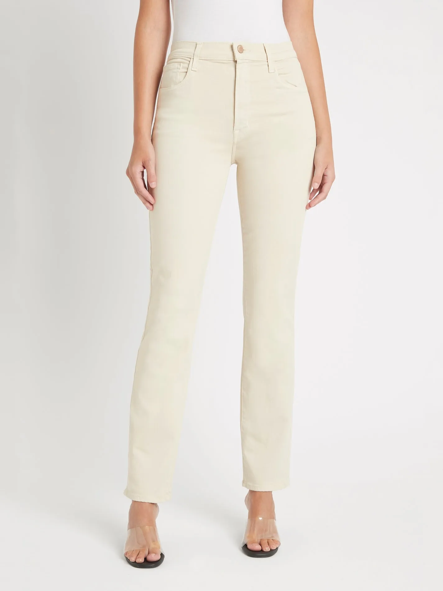 Teagan Slim Straight High Rise Jean