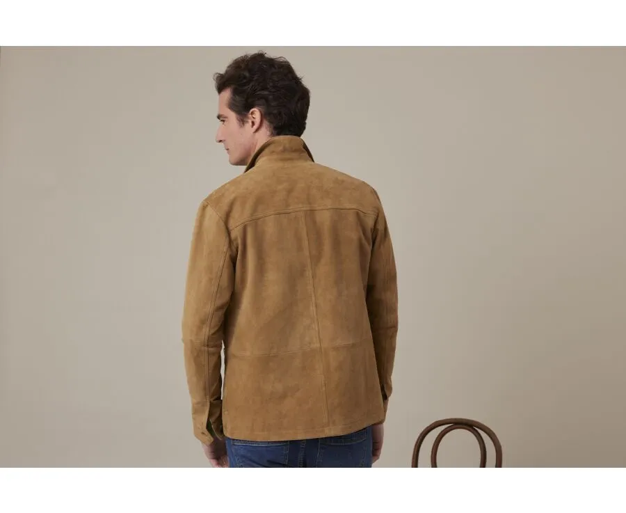 Tobacco Leather Jacket - FAUSTIN, Trendy and Stylish Design, Premium Quality