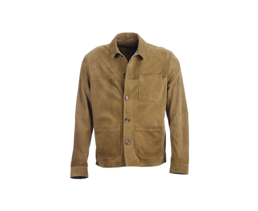 Tobacco Leather Jacket - FAUSTIN, Trendy and Stylish Design, Premium Quality