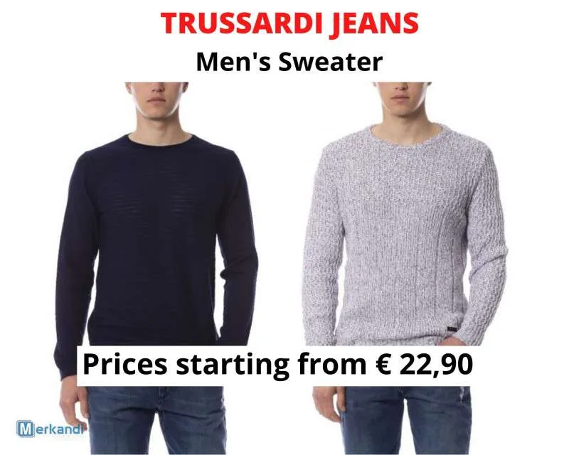 Trousers for men from Trussardi Jeans in stock