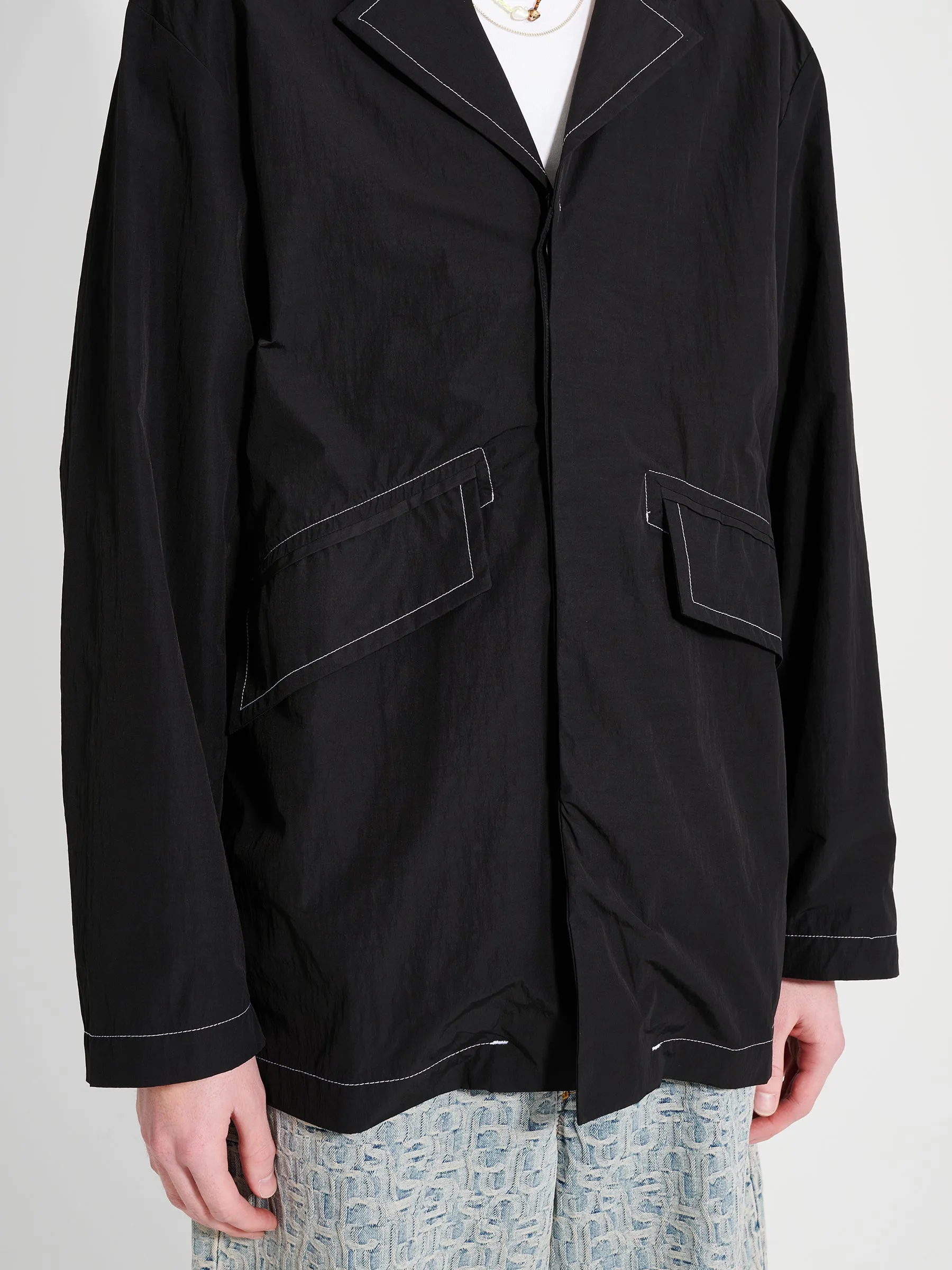 TRÈS BIEN everywear Gathered Jacket Polyester Black