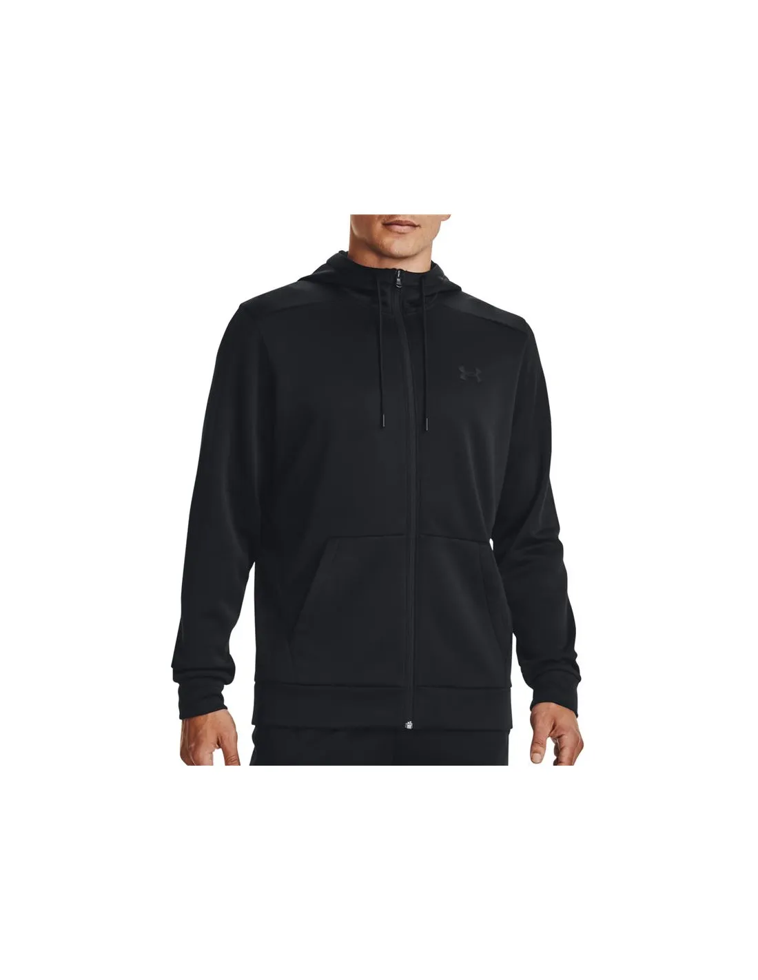 Under Armour Fleece FZ Hoodie for Men - Black