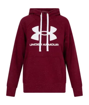 Under Armour Fleece Rival W Dark Red Hoodie