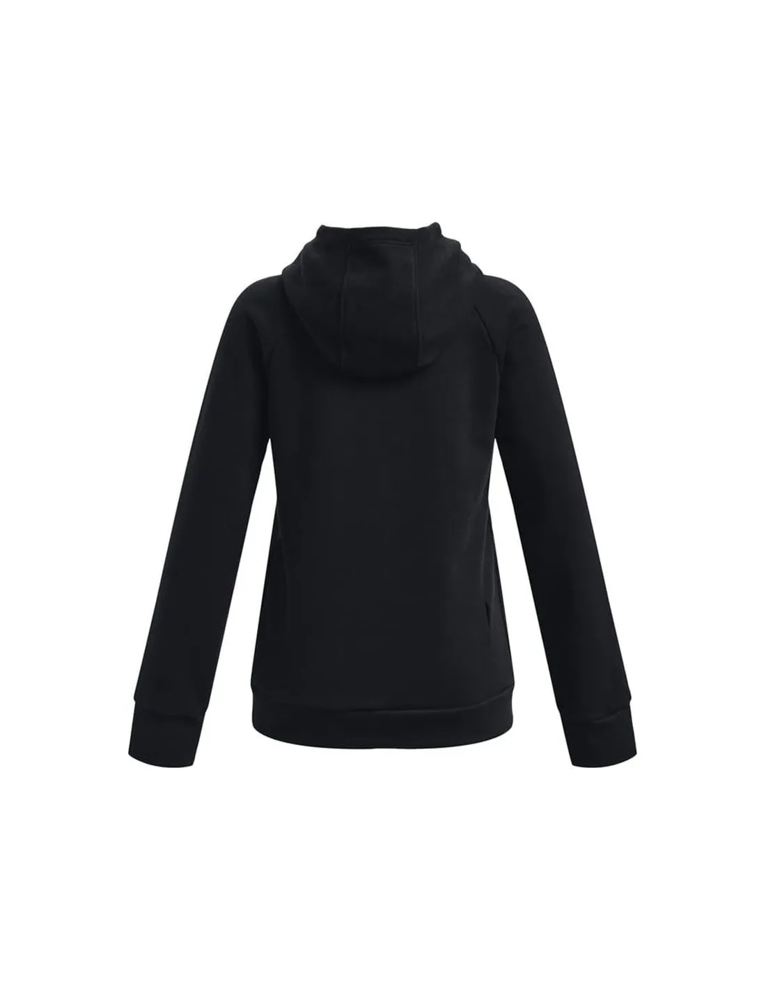 Under Armour Rival Fleece Big Logo Sudadera Negra Niña.