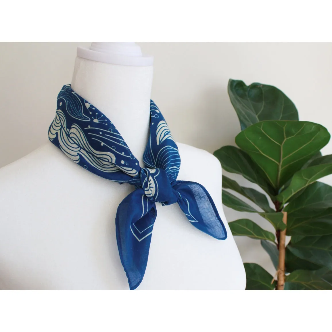 Whale Ocean Scarf Bandana - Top Result: Exceptional Whale-themed Scarf Bandana for Ocean Lovers. Shop Now!