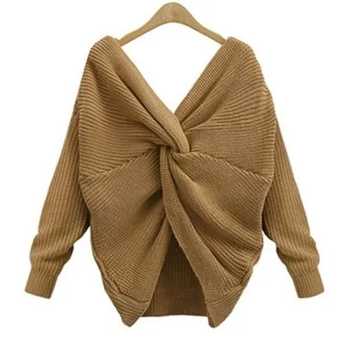 Women's Long Sleeve Sweaters & Cardigans Casual Elegant Solid Color