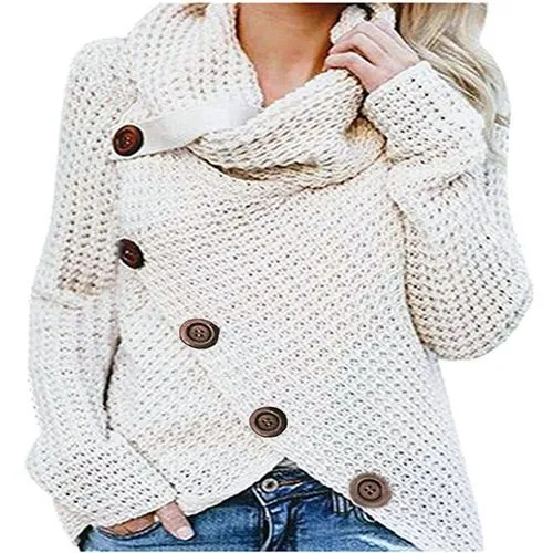 Women's Sweater Long Sleeve Sweaters & Cardigans Patchwork British Style Solid Color