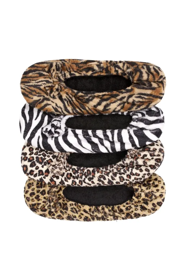 Women's Soft Ballerina Slippers, Animal Print