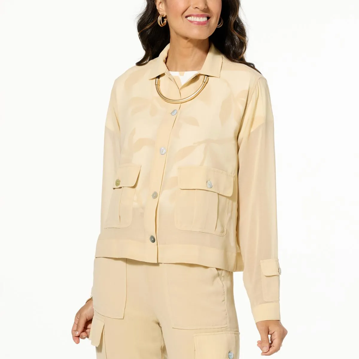      WynneLayers Chiffon Jacket     