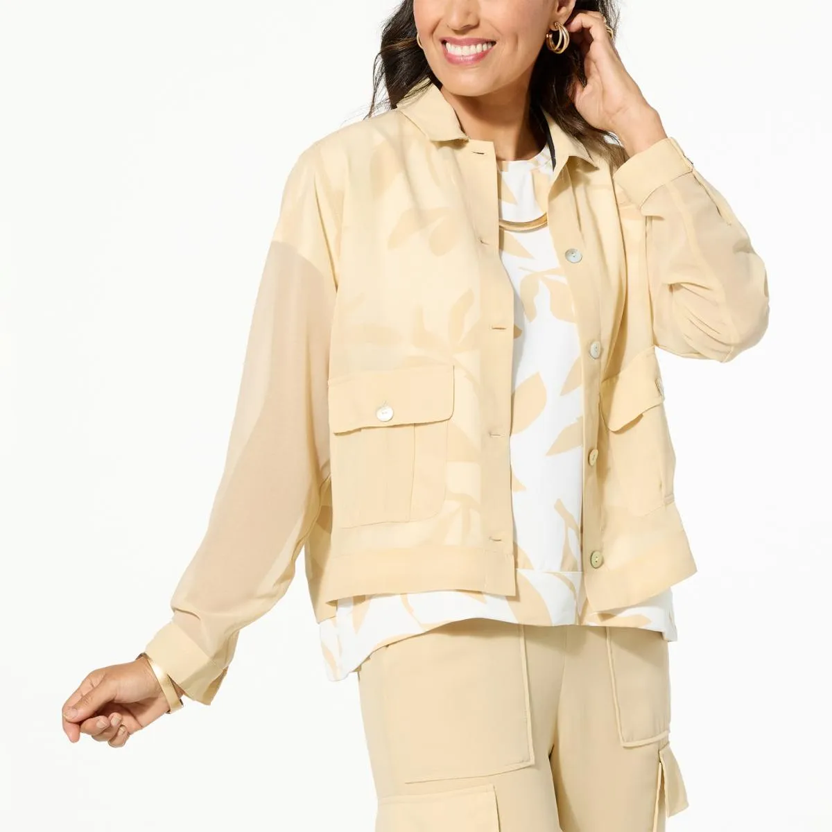      WynneLayers Chiffon Jacket     