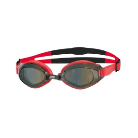 Zoggs Endura Mirror Gafas - Rojo Negro - Espejo Ahumado